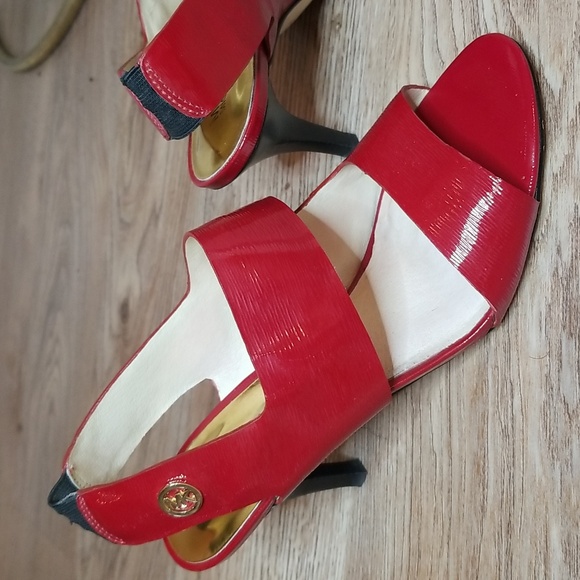 MICHAEL Michael Kors Shoes - Michael Kors Womens Red Joselle Sandles Heels
